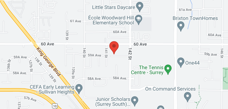 map of 14125 59A AVENUE